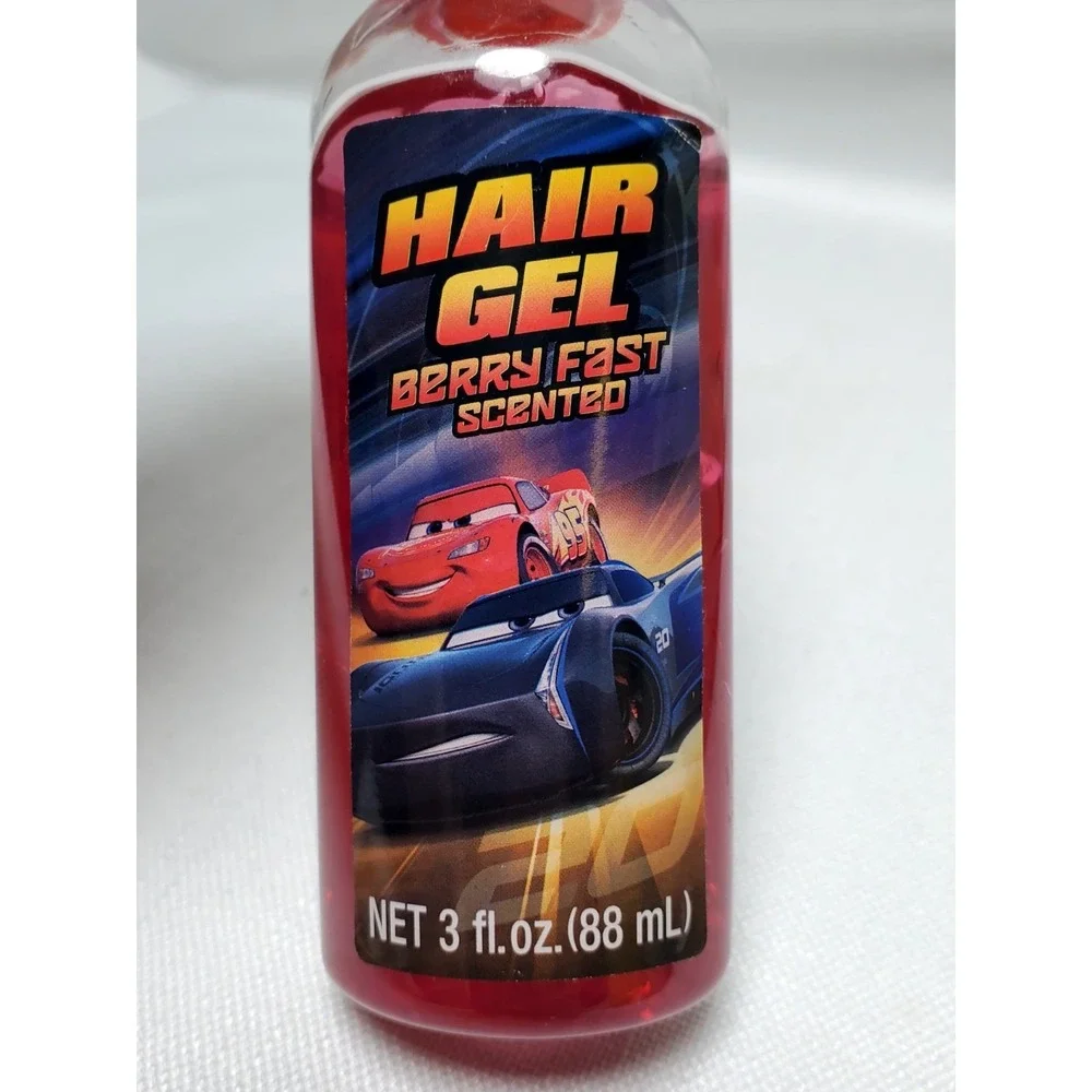 Disney Pixar Cars Lightning McQueen Hair Gel Berry Fast Scented DISCONTINUED 3oz